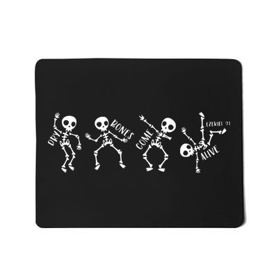 Dry Bones Come Alive Relaxed Funny Skeleton Dancing Mousepad