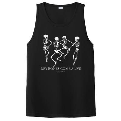 Dry Bones Come Alive Funny Skeleton Dancing Gift PosiCharge Competitor Tank