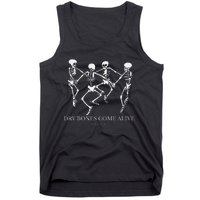 Dry Bones Come Alive Funny Skeleton Dancing Gift Tank Top