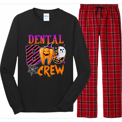 Dental Boo Crew Cute Teeth Dentist Spooky Funny Halloween Gift Long Sleeve Pajama Set