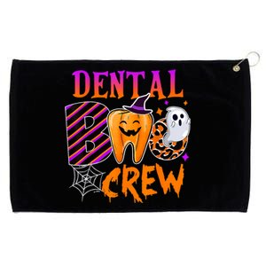 Dental Boo Crew Cute Teeth Dentist Spooky Funny Halloween Gift Grommeted Golf Towel