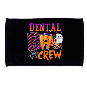 Dental Boo Crew Cute Teeth Dentist Spooky Funny Halloween Gift Microfiber Hand Towel