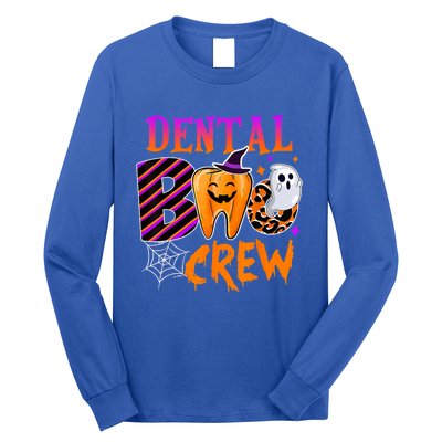 Dental Boo Crew Cute Teeth Dentist Spooky Funny Halloween Gift Long Sleeve Shirt