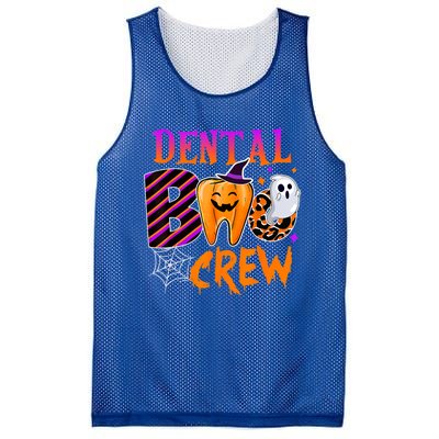 Dental Boo Crew Cute Teeth Dentist Spooky Funny Halloween Gift Mesh Reversible Basketball Jersey Tank