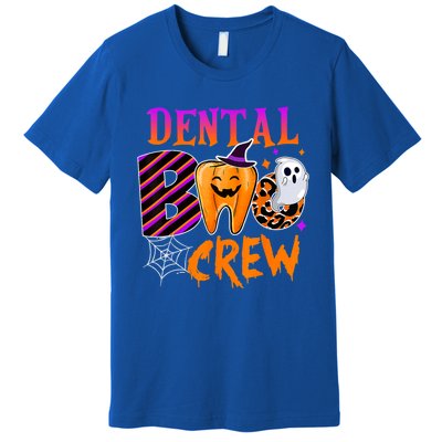 Dental Boo Crew Cute Teeth Dentist Spooky Funny Halloween Gift Premium T-Shirt