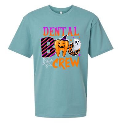 Dental Boo Crew Cute Teeth Dentist Spooky Funny Halloween Gift Sueded Cloud Jersey T-Shirt