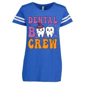 Dental Boo Crew Dentist Funny Halloween Dental Team Costume Meaningful Gift Enza Ladies Jersey Football T-Shirt