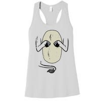 Donkey Body Costume Funny Halloween Animal Women's Racerback Tank