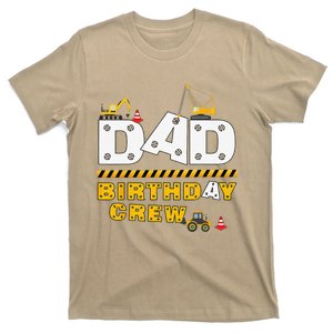 Dad Birthday Crew Construction Family Birthday Party T-Shirt