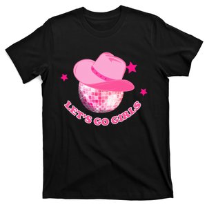 Disco Ball Cowgirl Bachelorette Cowboy Party T-Shirt