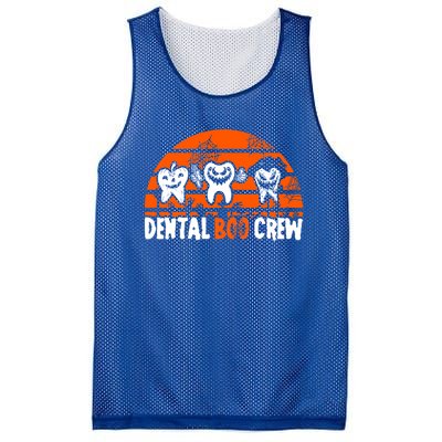 Dental Boo Crew Dentist Halloween Costume Dental Squad Gift Mesh Reversible Basketball Jersey Tank