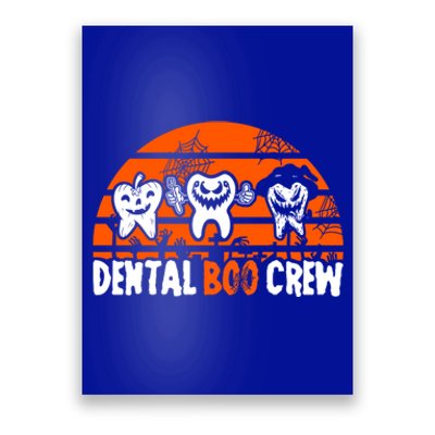 Dental Boo Crew Dentist Halloween Costume Dental Squad Gift Poster