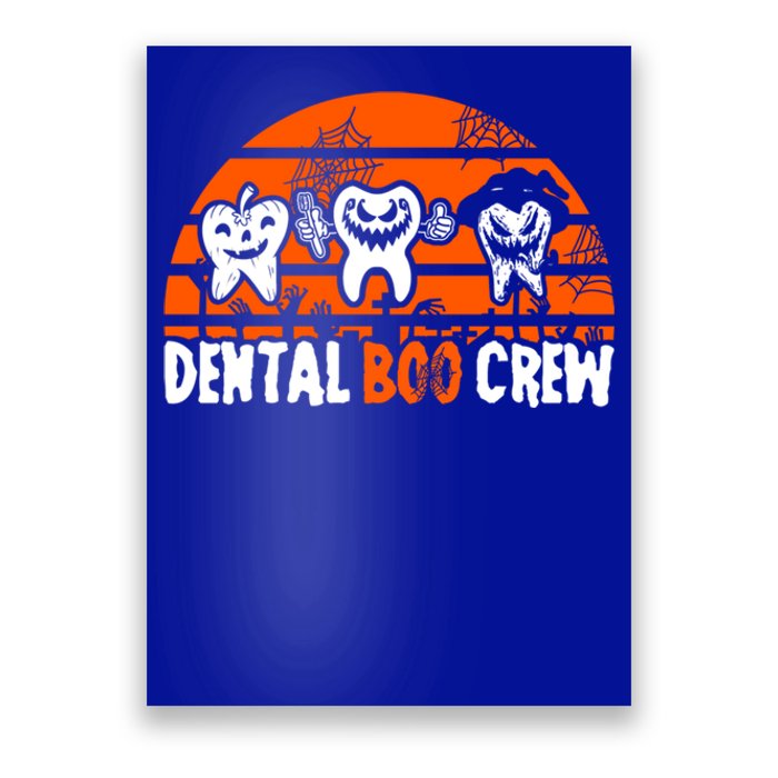 Dental Boo Crew Dentist Halloween Costume Dental Squad Gift Poster