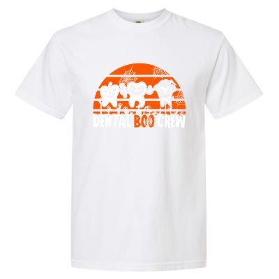 Dental Boo Crew Dentist Halloween Costume Dental Squad Gift Garment-Dyed Heavyweight T-Shirt