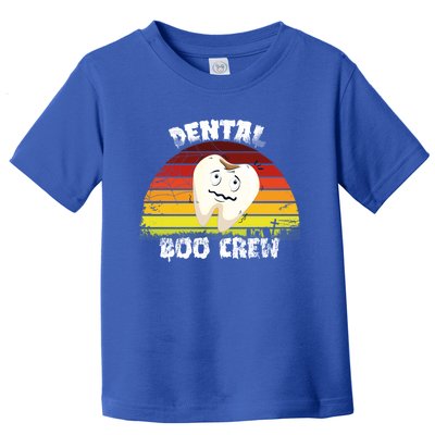 Dental Boo Crew Funny Dentist Halloween Costume Vintage Gift Toddler T-Shirt