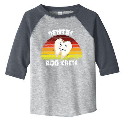 Dental Boo Crew Funny Dentist Halloween Costume Vintage Gift Toddler Fine Jersey T-Shirt