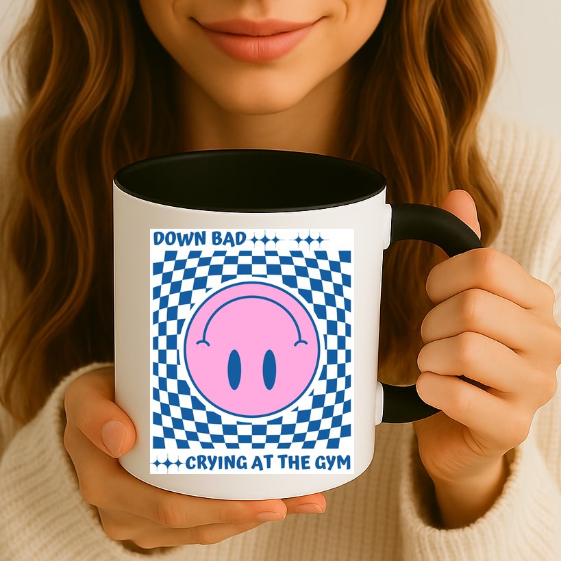 Down Bad Crying At The Gym Gift Mug