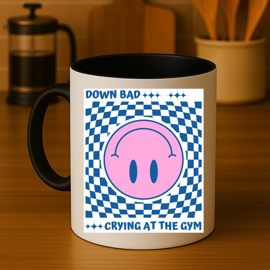 Down Bad Crying At The Gym Gift Mug
