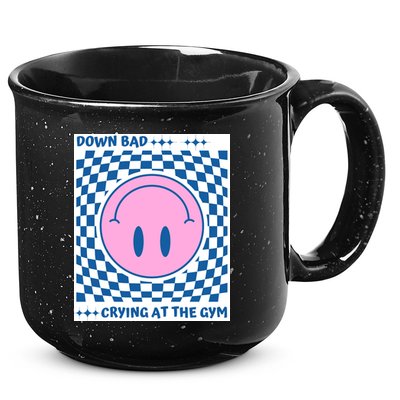 Down Bad Crying At The Gym Gift 15oz Campfire Ceramic Mug