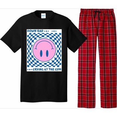 Down Bad Crying At The Gym Gift Pajama Set