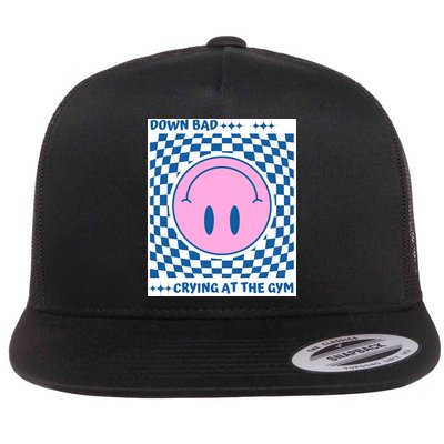 Down Bad Crying At The Gym Gift Flatbill Hat