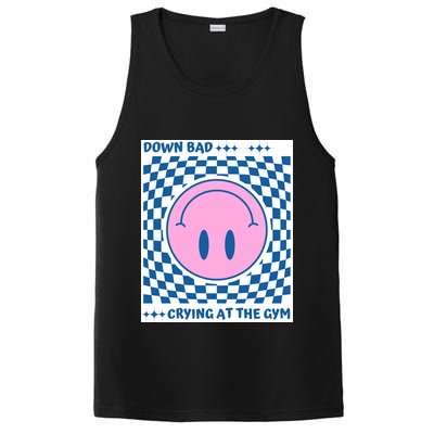 Down Bad Crying At The Gym Gift PosiCharge Competitor Tank