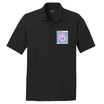 Down Bad Crying At The Gym Gift PosiCharge RacerMesh Polo