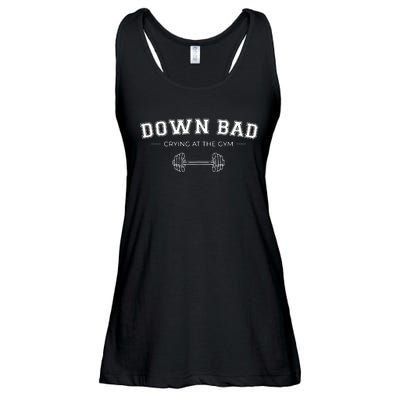 Down Bad Crying At The Gym Ladies Essential Flowy Tank