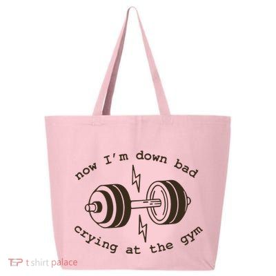 Down Bad Crying At The Gym 25L Jumbo Tote