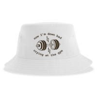 Down Bad Crying At The Gym Sustainable Bucket Hat