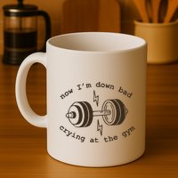 Down Bad Crying At The Gym Mug