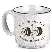 Down Bad Crying At The Gym 15oz Campfire Ceramic Mug