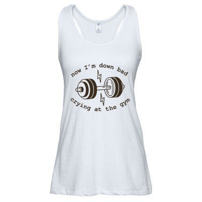 Down Bad Crying At The Gym Ladies Essential Flowy Tank