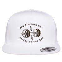 Down Bad Crying At The Gym Flat Bill Trucker Hat
