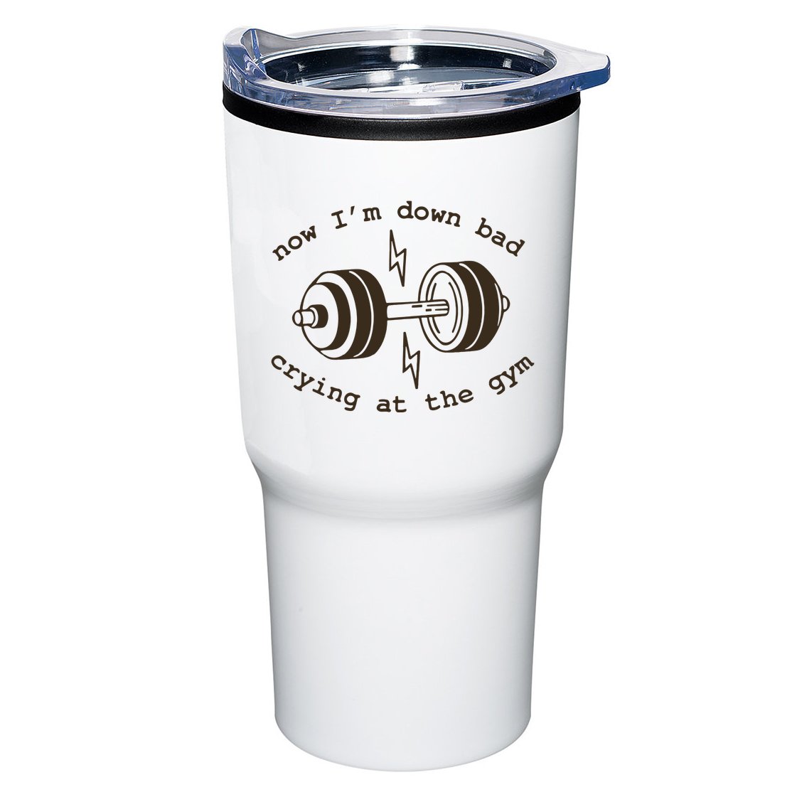 Down Bad Crying At The Gym Tumbler