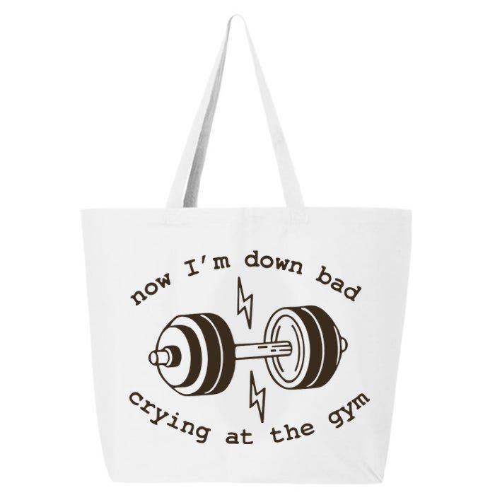 Down Bad Crying At The Gym 25L Jumbo Tote