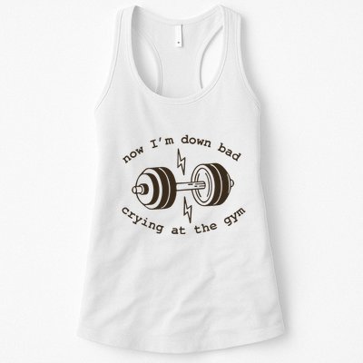 Down Bad Crying At The Gym Womens Tank Top