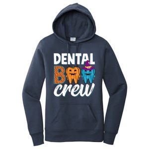 Dental Boo Crew Funny Dentist Orthodontist Assistant Graphic Meaningful Gift Women's Pullover Hoodie