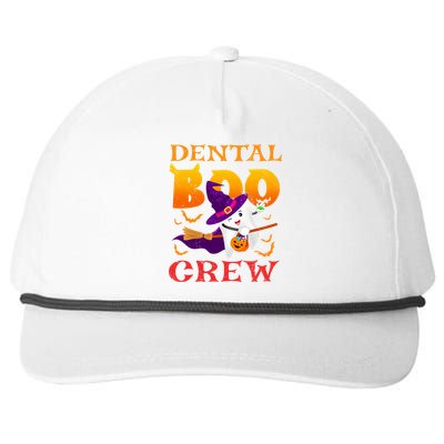 Dental Boo Crew Funny Dentists Halloween Costume Matching Meaningful Gift Snapback Five-Panel Rope Hat