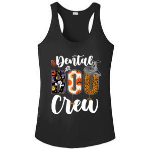 Dental Boo Crew Ghost Funny Dentist And Assistants Halloween Gift Ladies PosiCharge Competitor Racerback Tank