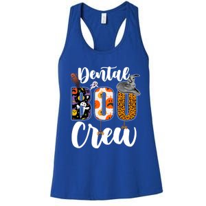 Dental Boo Crew Ghost Funny Dentist And Assistants Halloween Gift Women's Racerback Tank