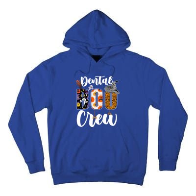 Dental Boo Crew Ghost Funny Dentist And Assistants Halloween Gift Tall Hoodie