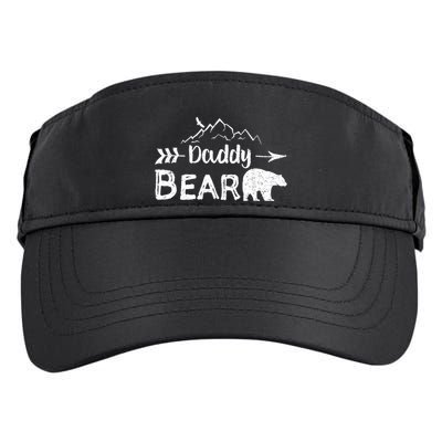 Daddy Bear Cute Gift Matching Family Mama Papa Bear Camping Gift Adult Drive Performance Visor
