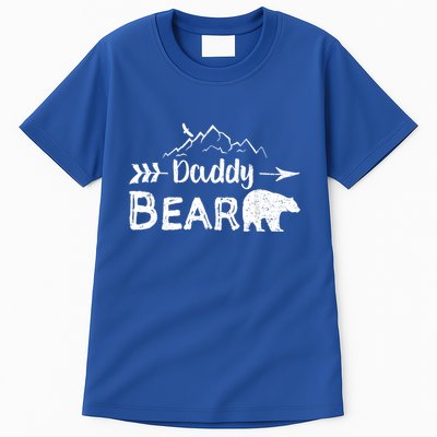 Daddy Bear Cute Gift Matching Family Mama Papa Bear Camping Gift Tall T-Shirt