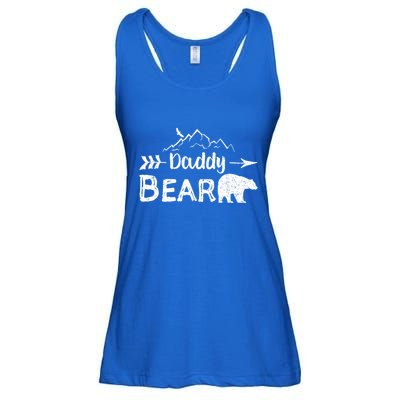 Daddy Bear Cute Gift Matching Family Mama Papa Bear Camping Gift Ladies Essential Flowy Tank