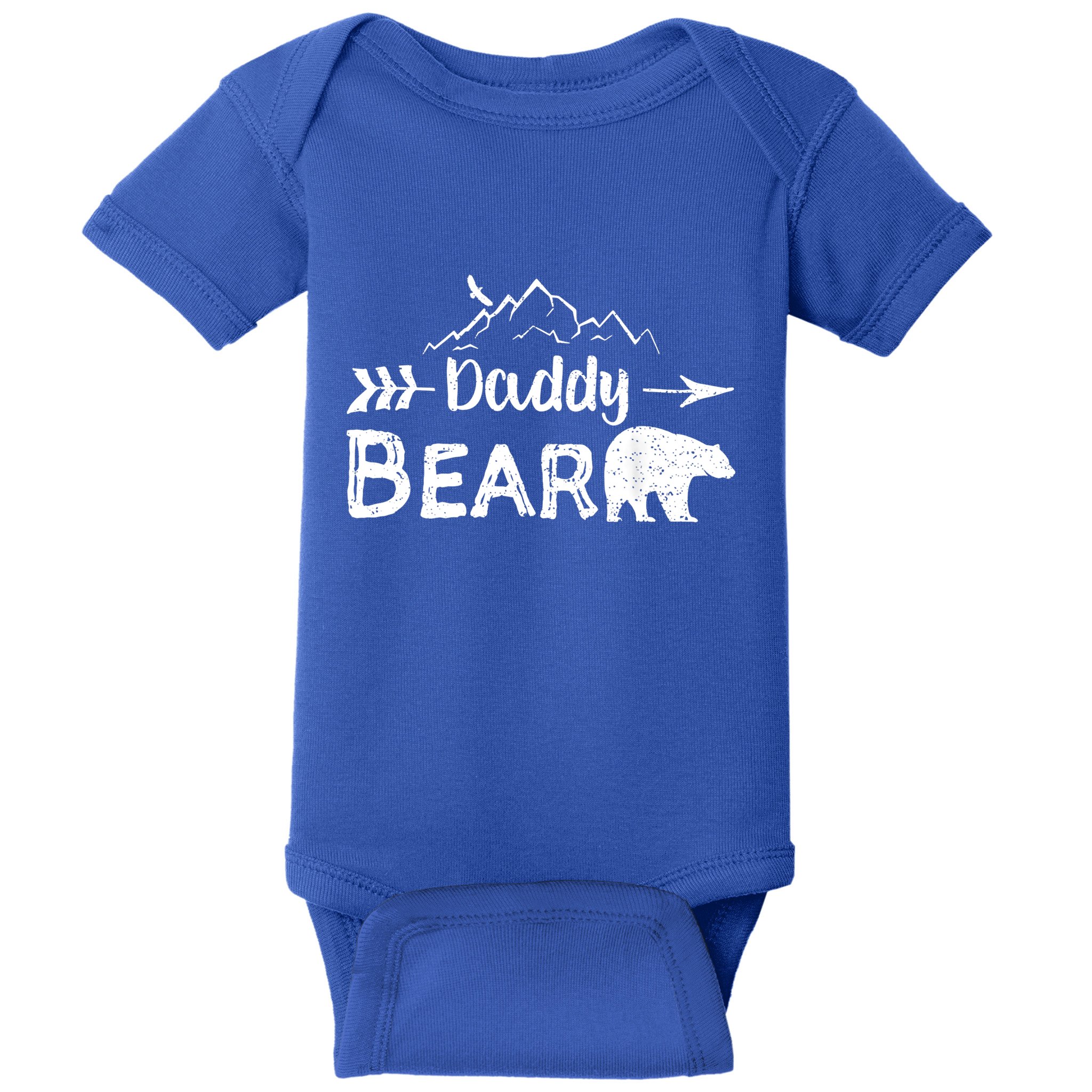 Daddy Bear Cute Gift Matching Family Mama Papa Bear Camping Gift Baby Bodysuit