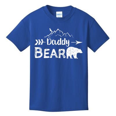 Daddy Bear Cute Gift Matching Family Mama Papa Bear Camping Gift Kids T-Shirt