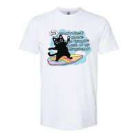 Depressed Black Cat Softstyle CVC T-Shirt