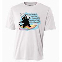 Depressed Black Cat Cooling Performance Crew T-Shirt