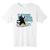 Depressed Black Cat Tall Fusion ChromaSoft Performance T-Shirt